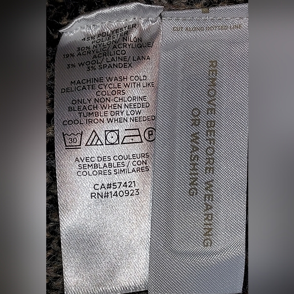 LOFT Hooded Long Sleeve Leopard Print Sweater Size Small Petite NWT - Picture 5 of 6